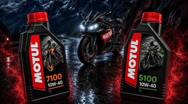 АКЦИЯ НА МАСЛО ДЛЯ МОТОЦИКЛОВ MOTUL 7100 10W-40 и 5100 10W-40 
