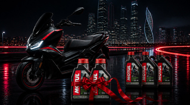 АКЦИЯ НА МАСЛО ДЛЯ СКУТЕРОВ MOTUL SCOOTER EXPERT 4T MA 10W-40 