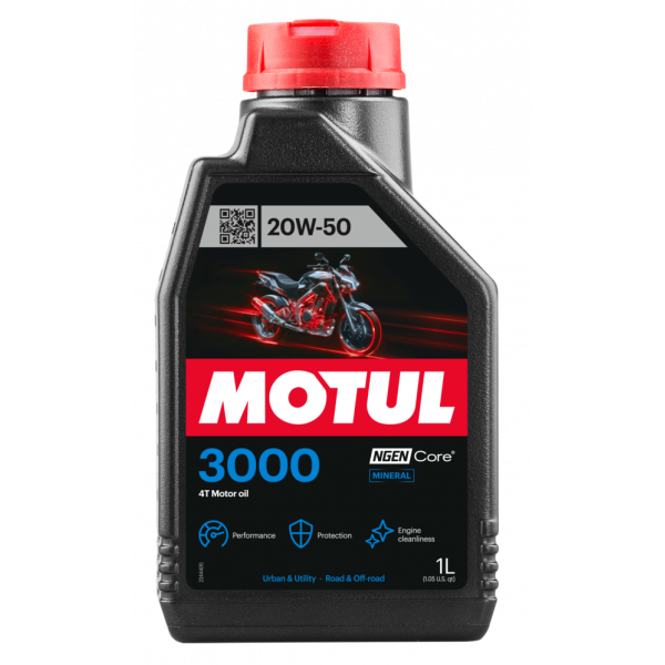 MOTUL 3000 4T 20W-50 1л
