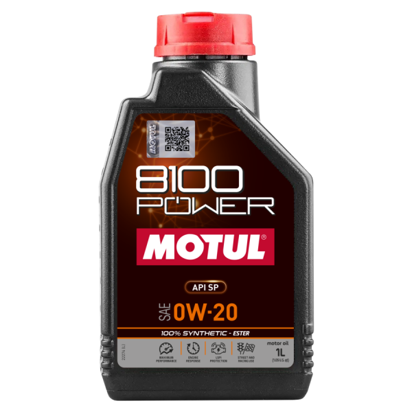 MOTUL 8100 POWER 0W-20 1л
