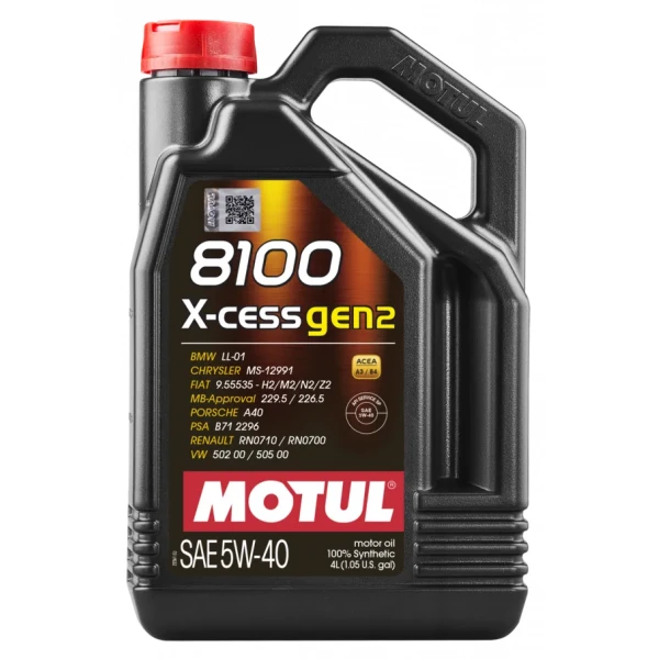 MOTUL 8100 X-cess GEN2 5W40 4л