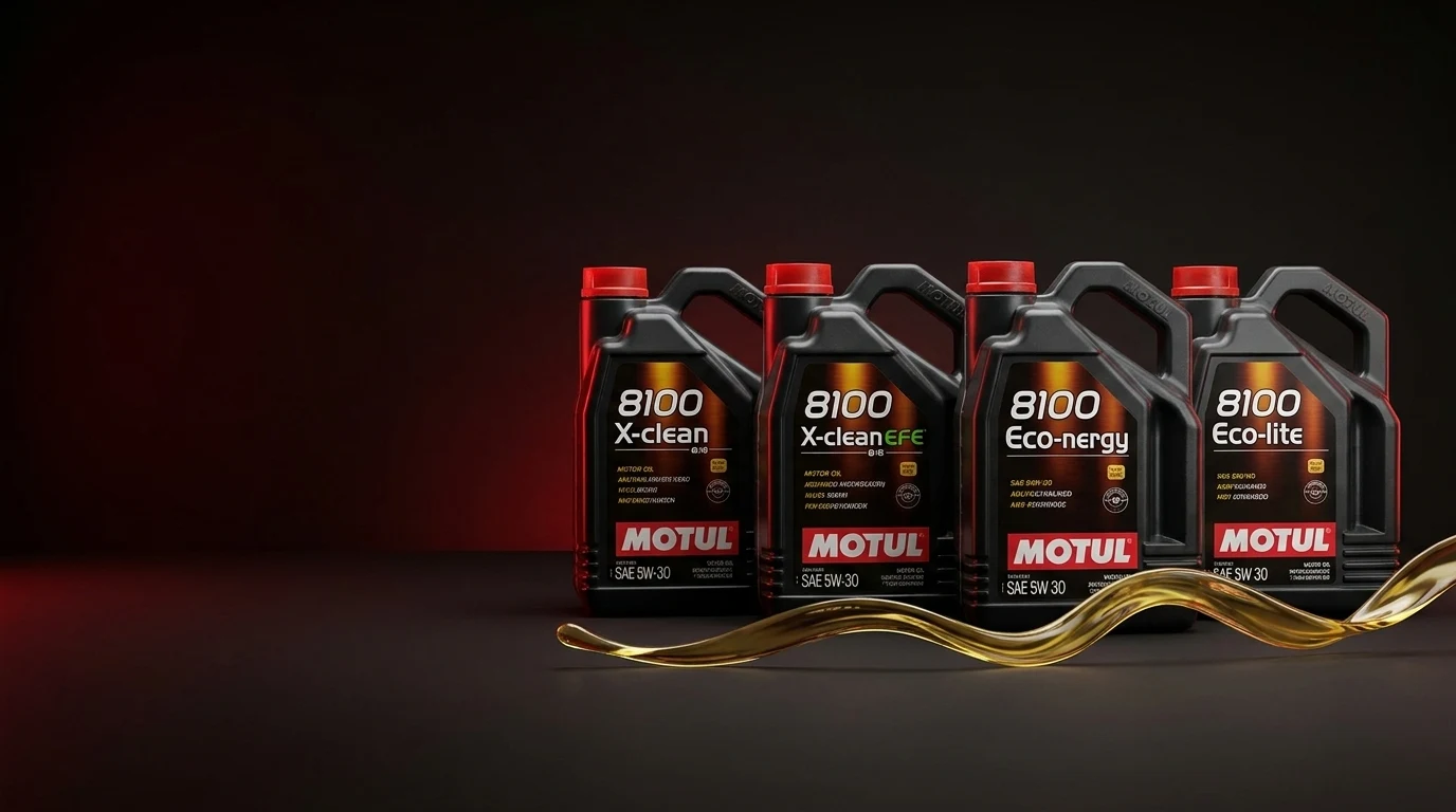 Четыре масла Motul 5W-30: X-clean, EFE, Eco-nergy, Eco-lite
